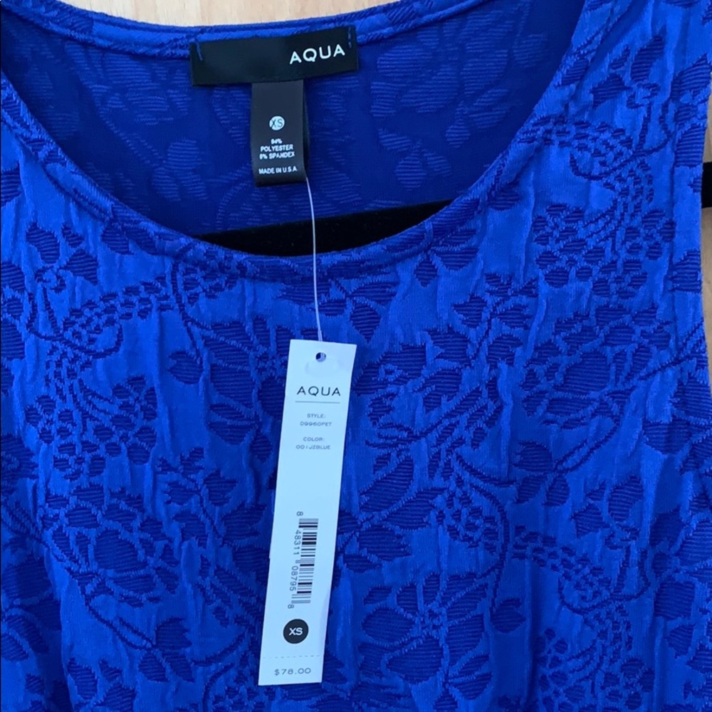 NWT Bloomingdale’s AQUA fit and flare dress - Picture 2 of 3